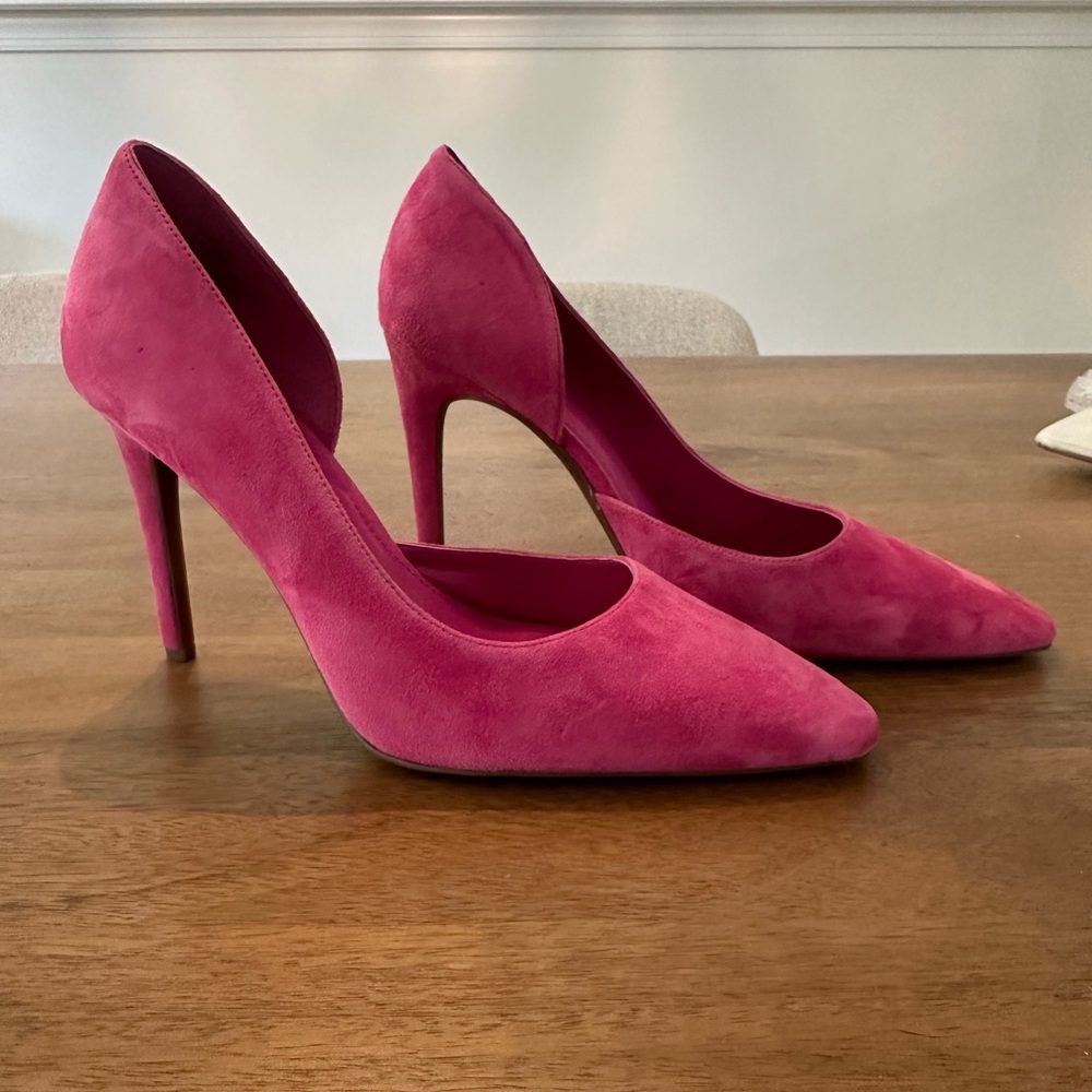 Vince Camuto Faiva Pumps, Pink Suede